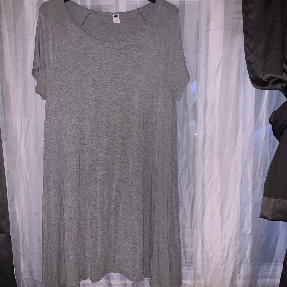 Grey t shirt dress